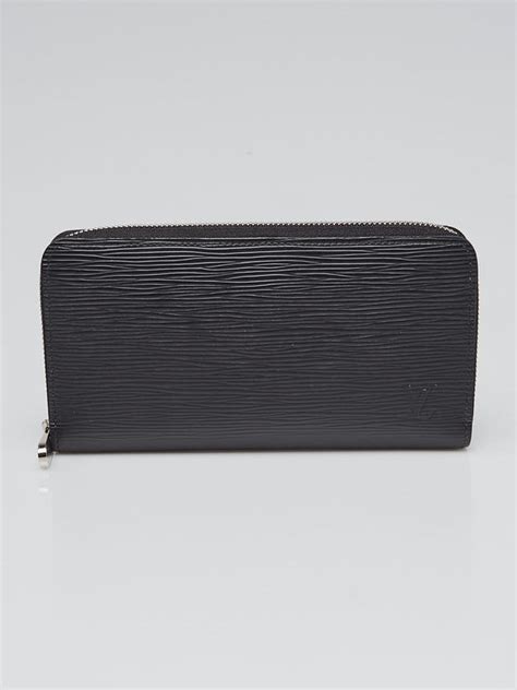 Louis Vuitton Black Epi Leather Zippy Wallet Yoogis Closet