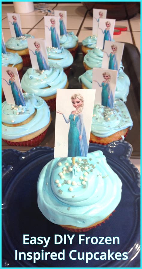 Frozen Party Ideas Cupcake