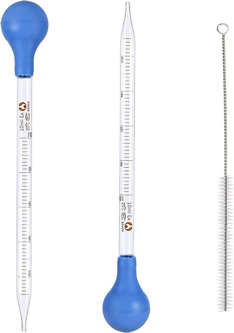 Glas Pipette Dropper 2 Stück 10ml Glass Skala Graduated Tropfer