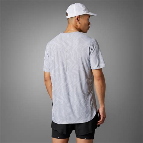 Adidas Ultimate Engineered Running Tee Grey Adidas Lk