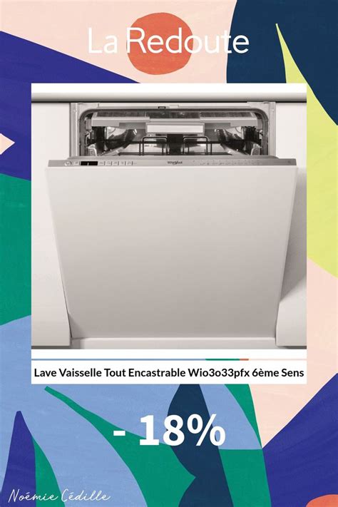 Lave vaisselle encastrable WIO3O33PFX 6ème SENS Laundry machine