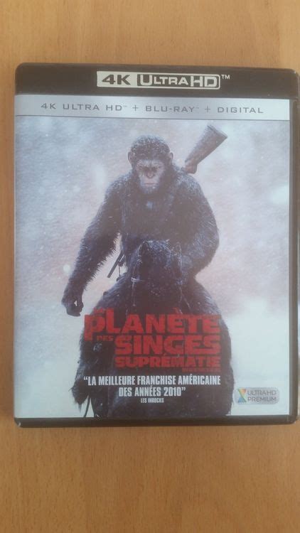 Blu ray 4K Planète des Singes Suprématie Français Anglais Kaufen