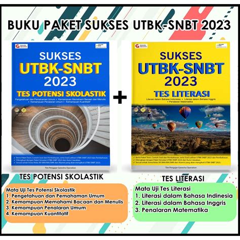 Jual BUKU PAKET SUKSES UTBK SNBT 2023 TES POTENSI SKOLASTIK DAN TES