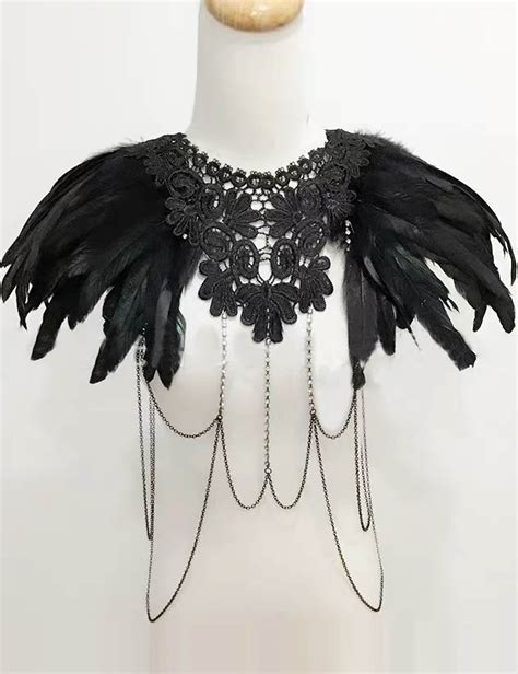 Natural Black Feather Cape Or Shawl Wrap Natural Shoulder Shrug Feather