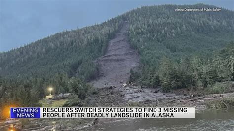 Officials Begin Clearing Debris While 3 Remain Missing In Alaska Landslide That Left 3 Dead