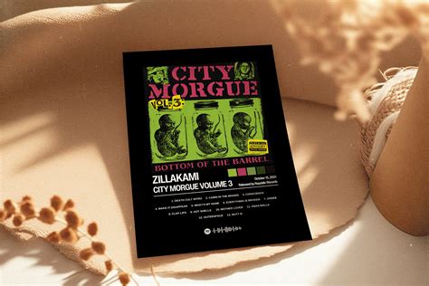 Zillakami Poster City Morgue Volume Poster Album Art Album Cover