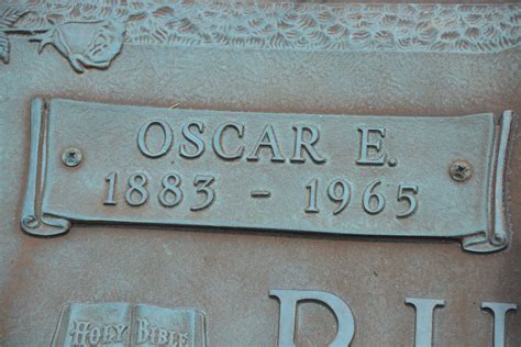 Oscar Edward Rudder Find A Grave Reminne