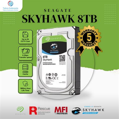 Jual Harddisk Seagate Skyhawk Mfi Tb Ai Hdd Tb Ai Resmi Mfi Harddisk