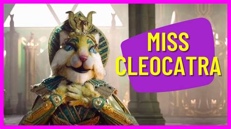 Meet Miss Cleocatra Masked Singer YouTube