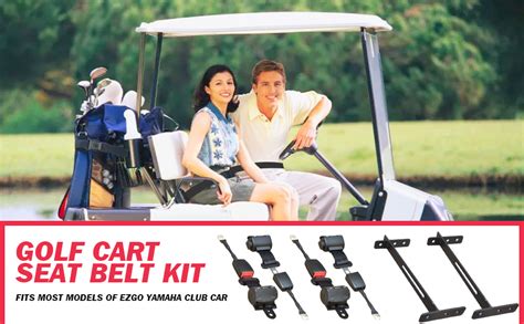 Amazon Orle Oko Golf Cart Seat Belts With Belt Bracket Kit