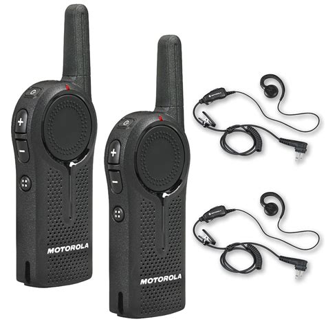 Jatok 2 Pack Swivel Earpiece With Mic For Motorola 2 Way Radio Walkie Talkies