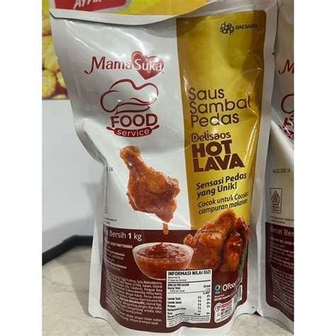 Jual Saos Hot Lava 1 Kg Shopee Indonesia