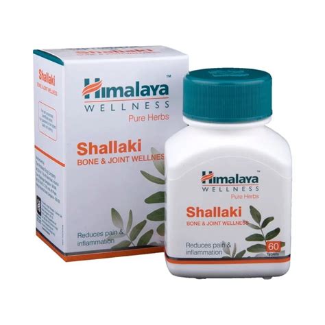 Boswellia Himalaya Shallaki Bone Joint Wellness Tablet Packaging Size 60 Tablets Treatment