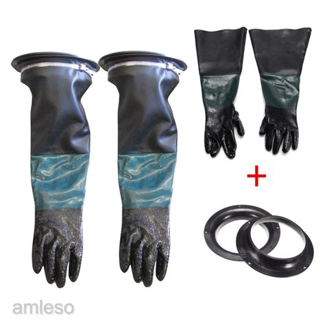 Amlesomy 60cm Heavy Duty Sandblasting Gloves Set 7 X 24