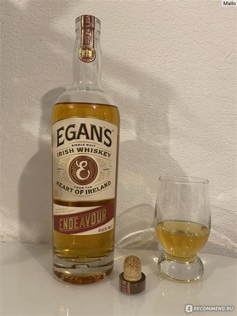 Виски Egan s Endeavour Single malt Irish whiskey Молодой ирландский