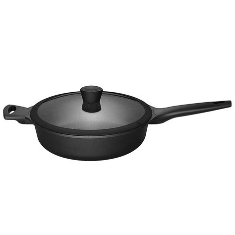 Sola Fair Cooking Hapjespan Met Deksel 28 Cm Zwart