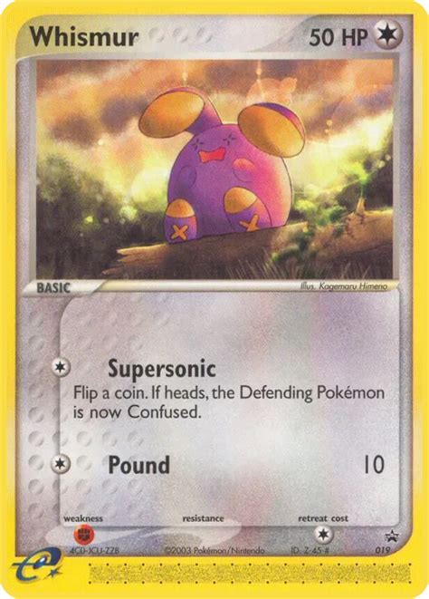 Whismur Nintendo Promo 19 TCG WikiDex la enciclopedia Pokémon