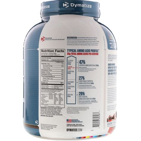 Dymatize Nutrition Hidrolizado Seg N Iso Prote Na De Suero