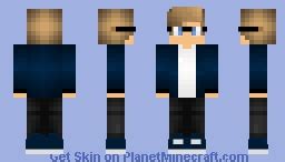 Blonde Boy with glasses Minecraft Skin