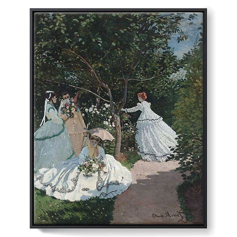 Women In The Garden Framed Canvas Boutiques De Mus Es