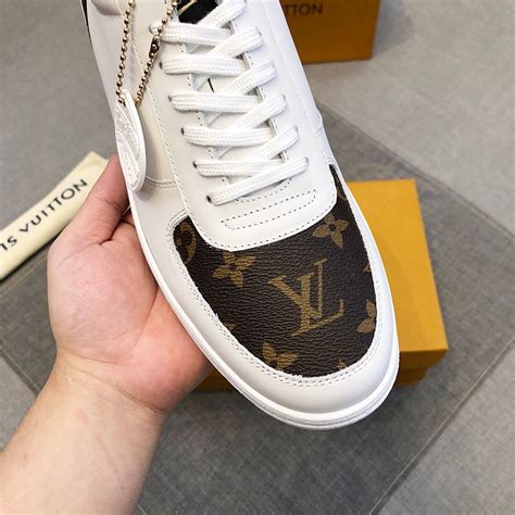 Giày nam Louis Vuitton họa tiết in Logo GNLV16 siêu cấp like auth 99