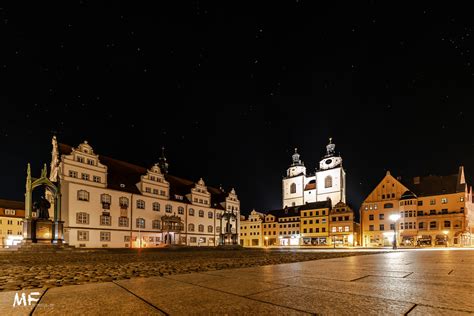 Nachts In Lutherstadt Wittenberg Mario Flickr