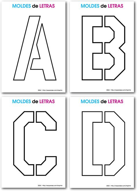 Moldes De Letras Para Letreros Pdf Gratis