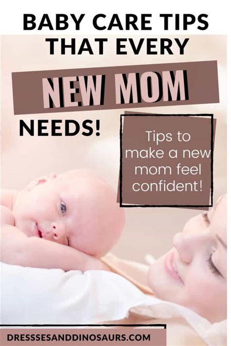 Newborn Baby Care Tips for New Moms - Dresses and Dinosaurs