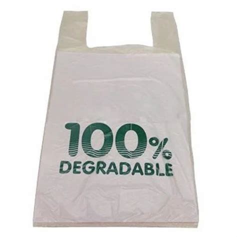 U Cut Plain Bio Degradable Plastic Bag Holding Capacity 2 Kg At Rs