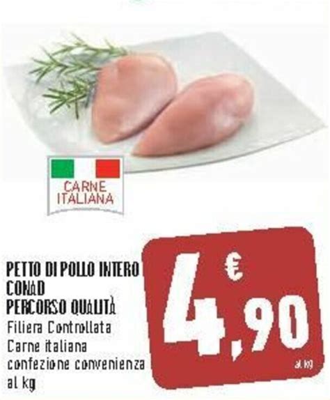 Conad Percorso Qualità Petto di Pollo Intero offerta di Conad City