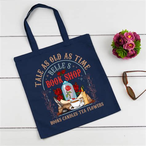 Tale As Old Time Belle S Book Shop Tote Bag Vintage Tale As Old As