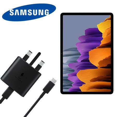 Official Samsung Black 45W Super Fast Charger & 1m USB-C Cable - For ...