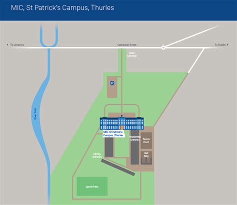 Misuie Mary Immaculate College Students Union Thurles Campus Map