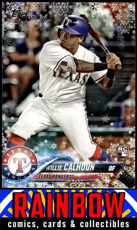 2018 Topps Holiday HMW27 Willie Calhoun EBay