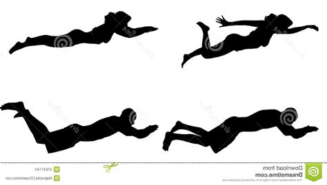 Swimmer Silhouette Vector at Vectorified.com | Collection of Swimmer ...