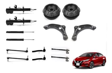 Kit Suspensión Nissan Versa 2021 Amortiguadores Horquillas Meses sin