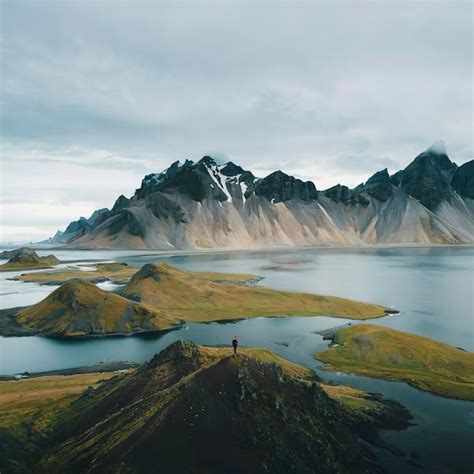 Premium Photo Vestrahorn Mountains In Stokksnes Iceland