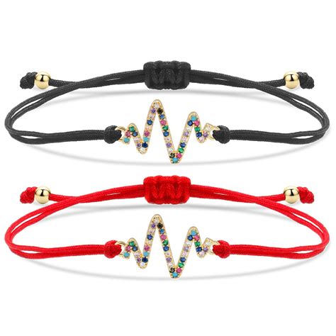 Pulsera De Circonia C Bica Multicolor Para Mujer Brazalete Con Cuentas