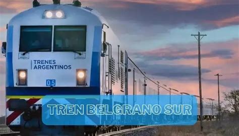 Tren Belgrano Sur Información Completa