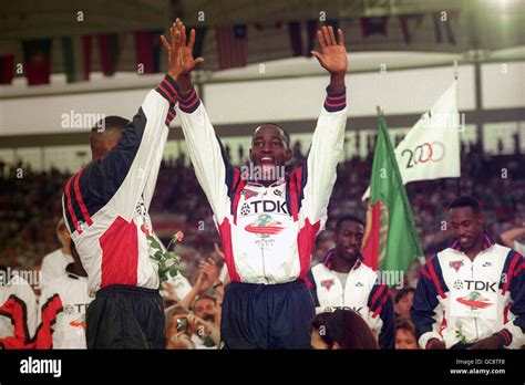 Athletics - 1993 World Championships - Andrew Valmon - Stuttgart ...