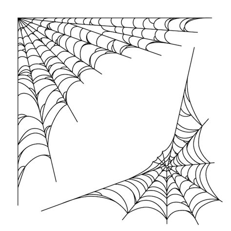 Premium Vector Spider Web Corners For Halloween Designs Spiderweb