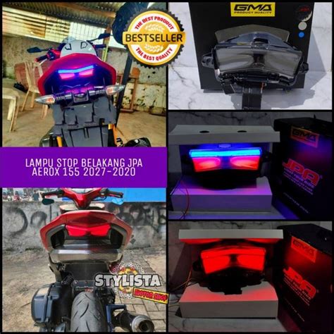 Jual Lampu Stop Led Stoplamp Aerox 155 Jpa Led Aksesoris Variasi Motor