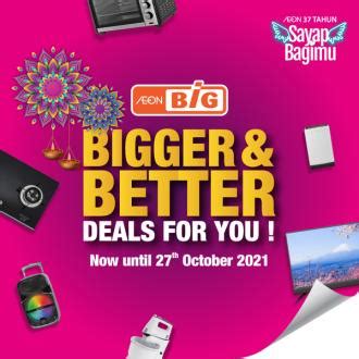 AEON BiG Electrical Appliances Promotion Valid Until 27 Oct 2021