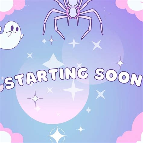 Cute Animated Starting Soon Screen Etsy