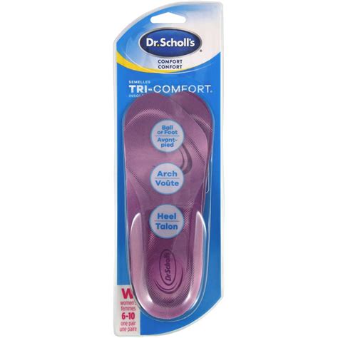 Dr. Scholl’s Dr. Scholl’s Comfort Tri-Comfort Insoles, Women’s, Sizes 6 ...