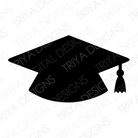 Grad Cap Clipart Etsy