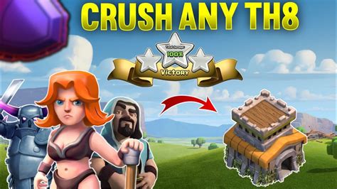 New Best Attack Strategy For Th8 Easy 3 Star Attack Strategy For Town