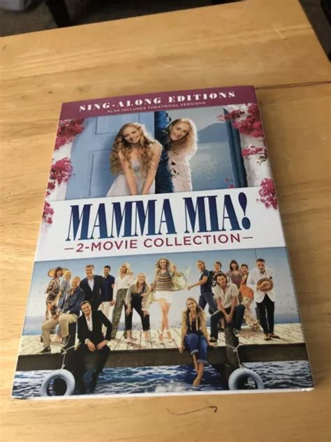 MAMMA MIA 2 MOVIE Collection DVD Sing Along Editions New Factory