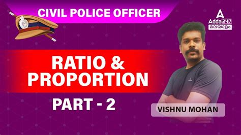 Civil Police Officer 2023 Maths Ratio Proportion Part 2 By