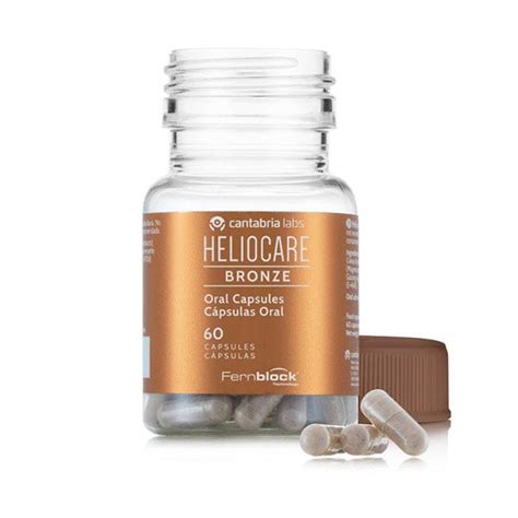 Oral Capsules Bronze HELIOCARE Cápsulas fotoprotección precio DRUNI es